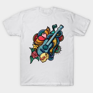 Doodle music illustration T-Shirt